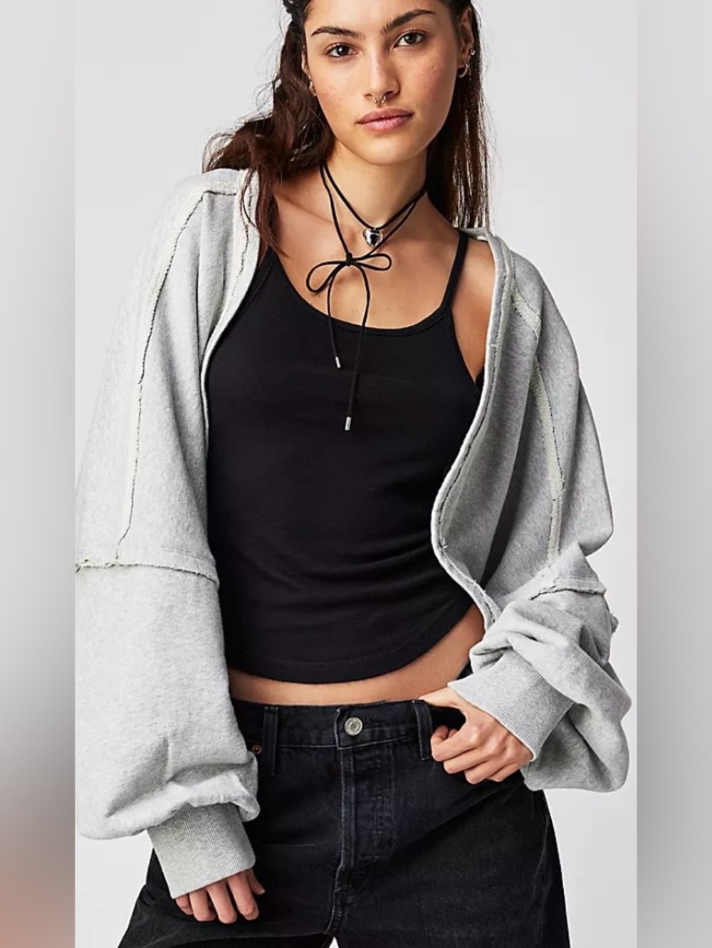 FREE PEOPLE Shrug It Off Sweatshirt SZ L
BNWOT